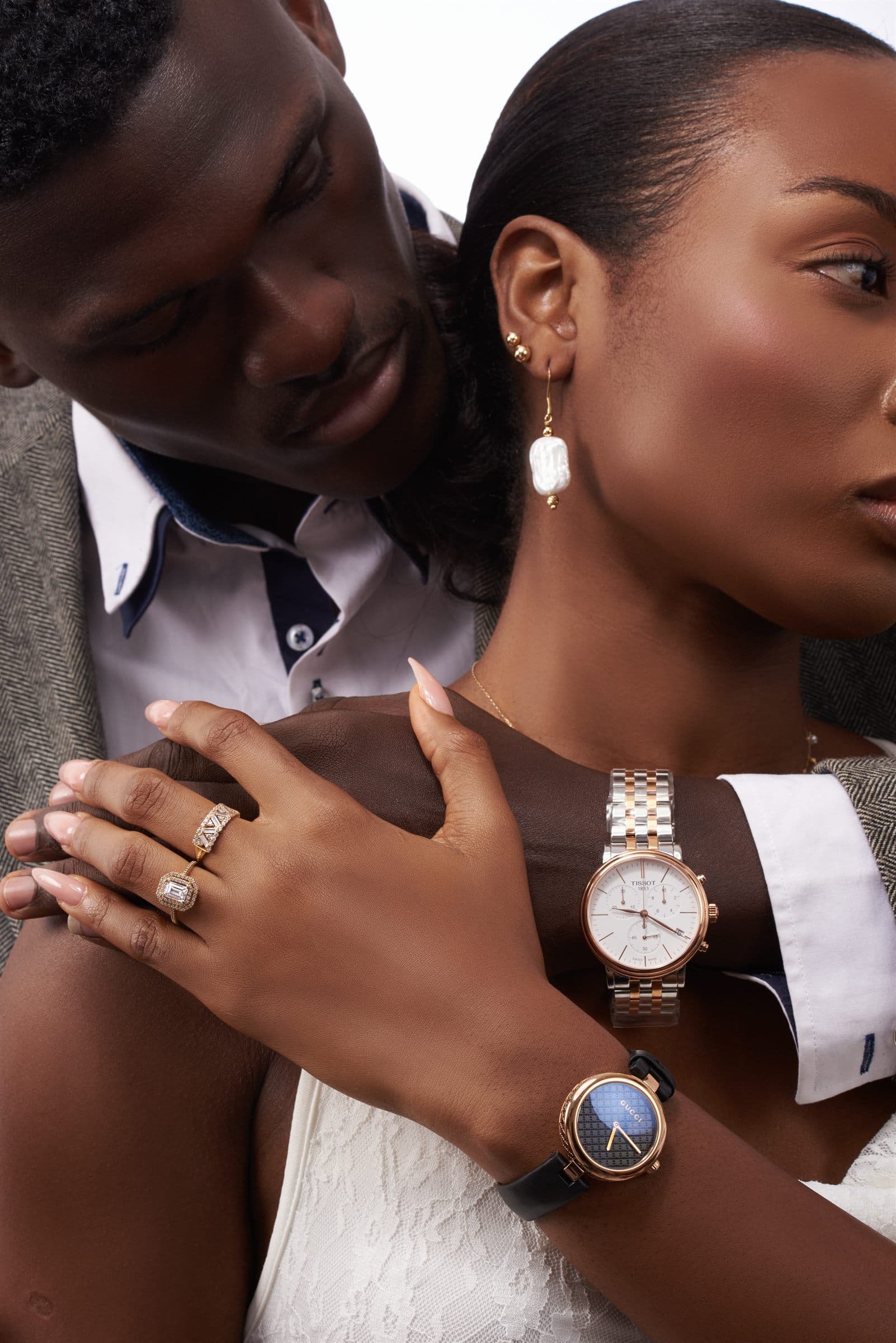 Paired watches and rings